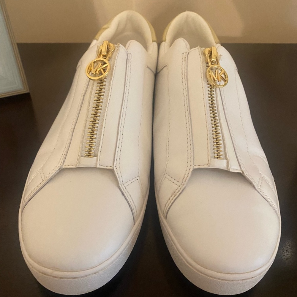 Woman’s Michael Kors Keaton Zip-Up Sneakers